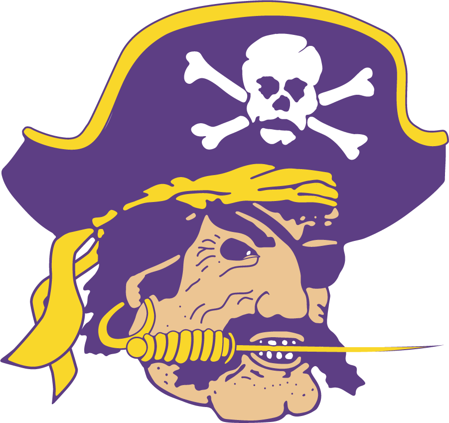 East Carolina Pirates 1980-1983 Primary Logo diy DTF decal sticker